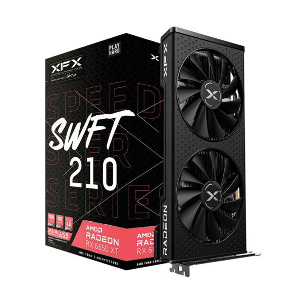 Tarjeta Grafica Xfx Radeon Rx 6650 Xt 8gb Gddr6 Speedster Swft 210 (Rx-665x8dfdy) 128 Bit