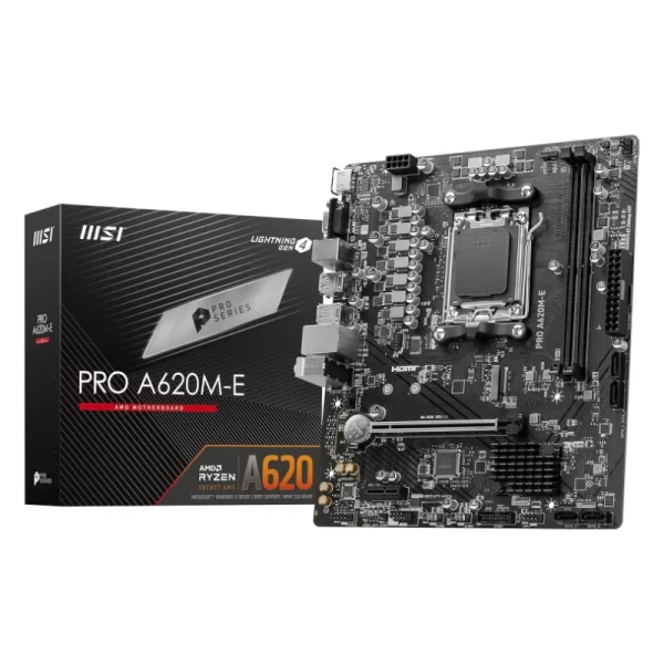 Placa Msi (Pro A620m-e) Am5, Micro-atx, Ddr5