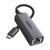 Adaptador Usb-c A Red Ugreen Cm199 (50737) Velocidad 10/100/100mbps, Negro
