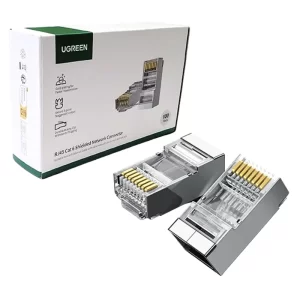 Conector Rj45 Ugreen Nw111 (50248) Metal, Cat6, Caja 100 Unidades