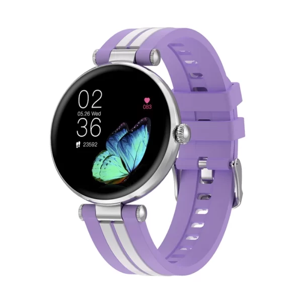 Reloj Smartwatch Teros (Te-8088) Purpura, Pantalla 1.19", Modo Multideportivo, Bluetooth