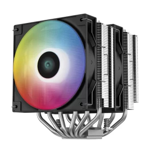 Disipador De Procesador Deep Cool Gammaxx Ag620 Argb (R-ag620-bkanmn-g-1) 1200/1700-am4/am5+, Negro, Led-argb