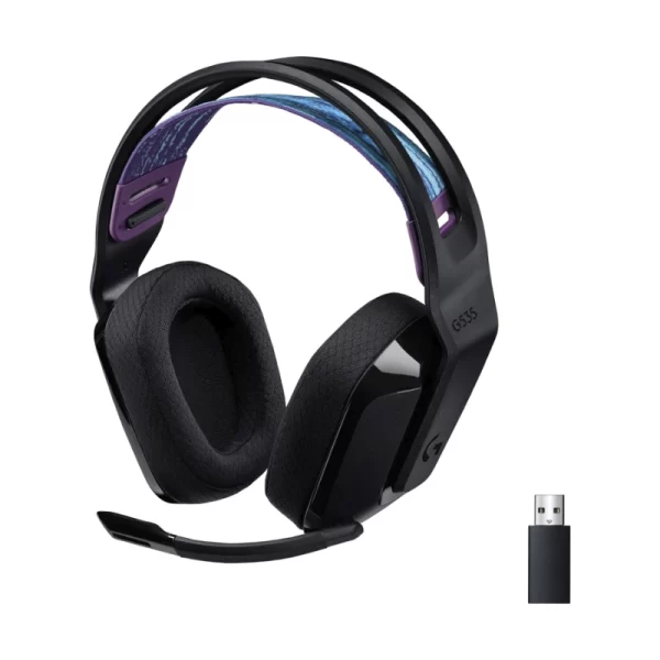 Auricular Inalambrico Logitech G535 Lightspeed (981-000971) Gaming, Negro, Pc, Ps4, Ps5, Usb Wireless + Cable Usb
