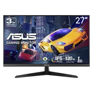 Monitor Gaming Asus 27" (Vy279Hgr) Ips, Fhd, Vga/Hdmi, 1Ms, 120Hz