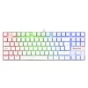 Teclado Redragon Kumara 80% (K552w-rgb-r) Gaming, Blanco, Mecanico, Switch Rojo, Led-rgb
