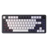 Teclado Inalambrico Redragon Ucal Pro 80% (K673wb-rgb-pro) Gaming, Negro Con Blanco, Mecanico, Switch Rojo, Bluetooth, Led-rgb