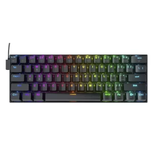 Teclado Redragon Dragonborn 60% (K630rgb) Gaming, Negro, Mecanico, Switch Rojo, Led-rgb