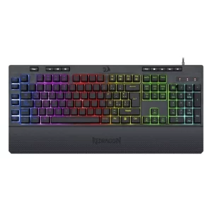 Teclado Redragon Shiva (K512rgbsp) Gaming, Negro, Semi-mecanico, Led-rgb