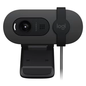 Camara Web Logitech Brio 100 (960-001586) Fhd 1080p, Negro, 30 Fps, Tapa De Privacidad, Con Microfono