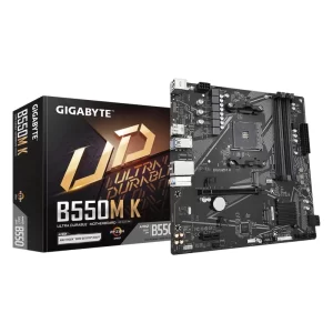Placa Gigabyte (B550m K) Am4, Micro-atx, Ddr4