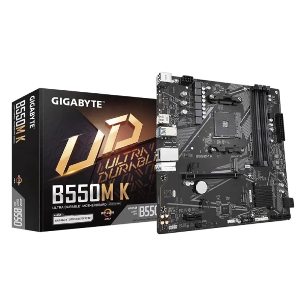 Placa Gigabyte (B550m K) Am4, Micro-atx, Ddr4