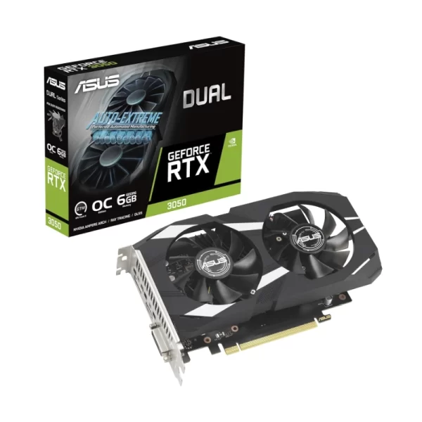 Tarjeta Grafica Asus Geforce Rtx 3050 6gb Gddr6 Dual Oc Edition (Dual-rtx3050-o6g) 96 Bit
