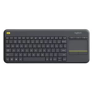 Teclado Inalambrico Logitech K400 Plus Tv (920-007123) Negro, Bluetooth, Touchpad
