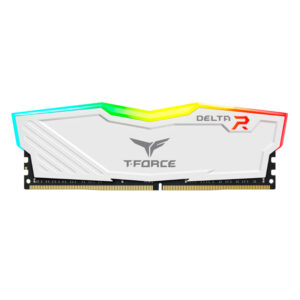 Memoria Ram Teamgroup T-force Delta Ddr4 8gb/3200 (Tf4d48g3200hc16c01) Blanco, Led-rgb
