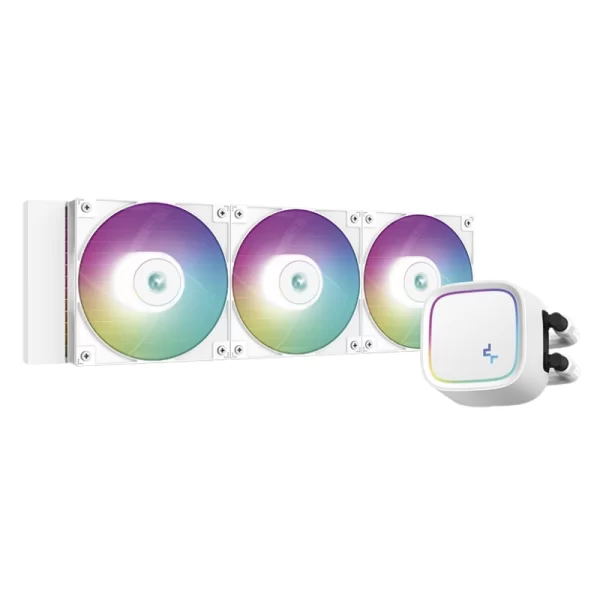Enfriamiento Liquido Deep Cool Gammaxx Le720 Wh (R-Le720-Whammn-G-1) Blanco, 1155/1851-Am4/Am5, X3 Fan, Led-Rgb