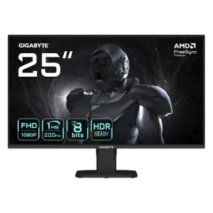 Monitor Gaming Gigabyte 25" (Gs25F2) Fhd, Ips, 2 Hdmi/Dp, 1Ms, 200Hz