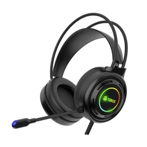 Auricular Teros (Te-8120N) Gaming, Negro, Conexion Usb, Led-Rgb