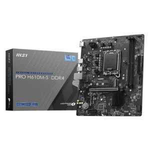 Placa Msi (Pro H610M-S Ddr4) Lga 1700, Micro-Atx, Ddr4