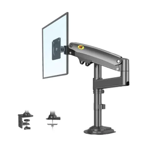 Brazo Soporte Para Monitor North Bayou H100 (1001671033) Negro, Rack Base Brazo Largo, Para 17" A 30", De 2Kg Hasta 9Kg, Altura Ajustable