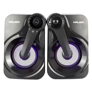 Parlante Halion (Ha-S260) 6W, Negro, Led 7 Colores