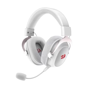 Auricular Inalambrico Redragon Zeus Pro (H510W-Pro) Gaming, Blanco, 7.1, Usb Wireless + Cable Usb, Led-Rgb