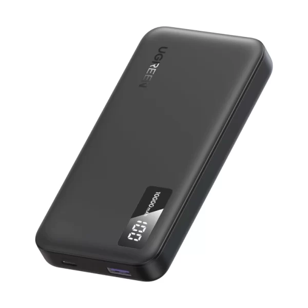 Power Bank Ugreen Pb311 (25742) Portatil Qc Pd 3.0, Pantalla Digital, Carga Rapida De 22.5 W, 10000Mah