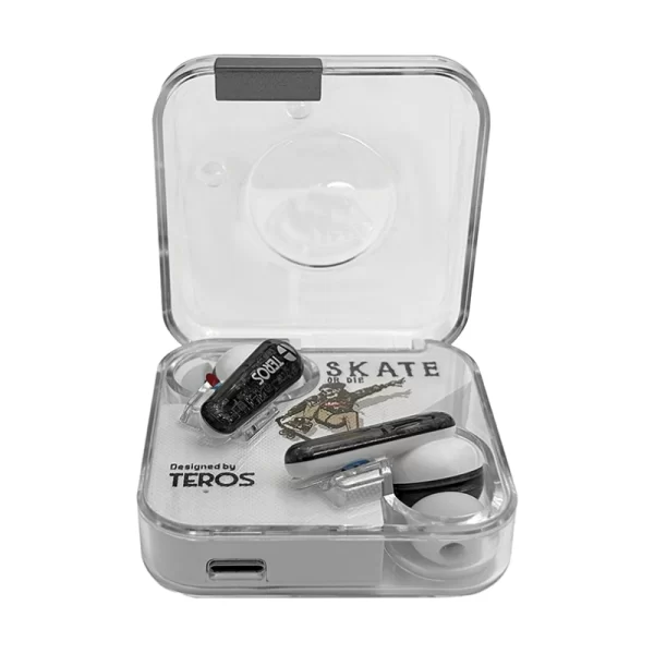 Auricular Bluetooth Teros (Te-8072W) Blanco, Bluetooth 5.2, Hasta 4 Horas, Distancia Hasta 10 Metros