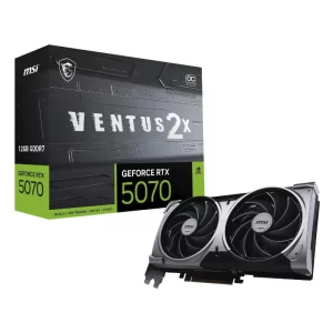Tarjeta Grafica Msi Geforce Rtx 5070 12Gb Gddr7 (Rtx 5070 12G Ventus 2X Oc) 192 Bit, Pci Express 5.0