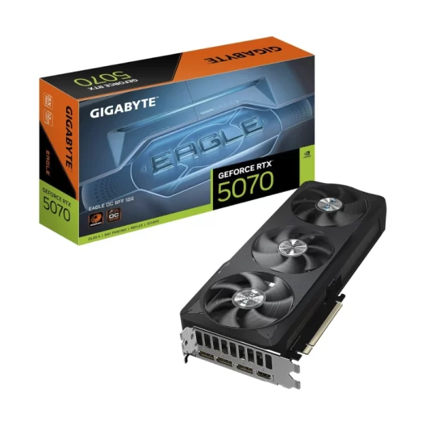 Tarjeta Grafica Gigabyte Geforce Rtx 5070 12Gb Gddr7 Eagle Oc Sff 12G (Gv-N5070Eagle Oc-12Gd) 192 Bit, Pci Express 5.0