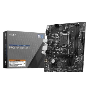 Placa Msi (Pro H510M-B Ii) Lga 1200, Micro-Atx, Ddr4