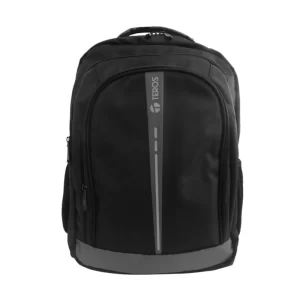 Mochila Para Laptop Teros (Te-Ids18570) Negro Con Gris, Hasta 15.6"