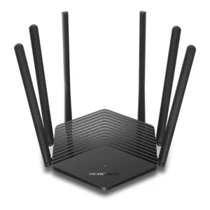 Router Inalambrico Mercusys Ac1900 (Mr50g) 2.4ghz/600mbps, 5ghz/1300mbps, Antena X6, Port X2 Lan 10/100/1000mbps, Port X1 Wan 10/100/1000mbps