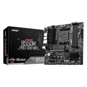Placa Msi (B550m Pro-vdh Wifi) Am4, Wifi, Micro-atx, Ddr4