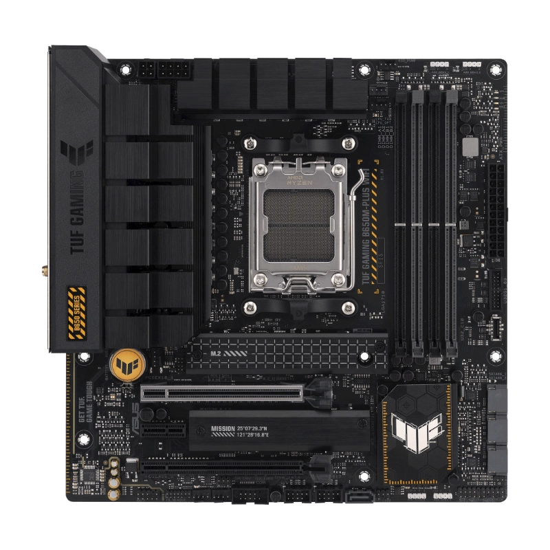 Placa Asus (Tuf Gaming B650m-plus Wifi) Am5, Wifi, Micro-atx, Ddr5 2 Placa Asus (Tuf Gaming B650m-plus Wifi) Am5, Wifi, Micro-atx, Ddr5 - Imagen 2