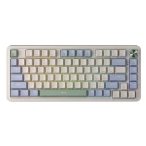 Teclado Inalambrico Redragon Ucal Pro 80% (K673cpg-rgb-pro) Gaming, Pastel, Mecanico, Switch Rojo, Bluetooth, Led-rgb