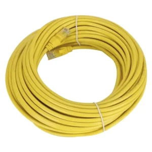 Cable De Red Seisa (Xjl-30m) Amarillo, Cat6, 30 Metros