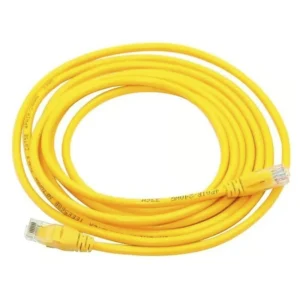 Cable De Red Seisa (Xjl-5m) Amarillo, Cat6, 5 Metros
