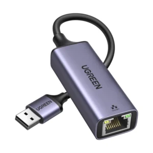 Adaptador Usb 3.0 A Red Ugreen Cm209 (50922) Velocidad 10/100/1000, Negro