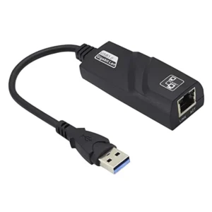 Adaptador Usb 3.0 A Red Rj45, Negro, Velocidad 10/100/1000
