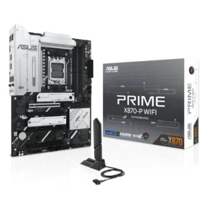 Placa Asus (Prime X870-P Wifi) Am5, Atx, Pcie 5.0, Wi-Fi 7, Usb Type-C, Ddr5