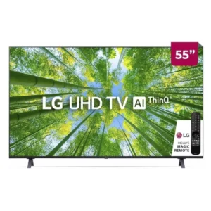Monitor Tv Lg Smart Uhd Uq8050 55 (55uq8050psb) 4k, Thinq Ai, Bt, Usb, 3 Hdmi
