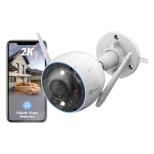 Camara De Seguridad Inteligente Ezviz Cs-h3 2k (Ez-cs-h3 (3 Mp)) Wifi, 2k, Vision Nocturna A Color, Deteccion Ia, Alerta De Voz