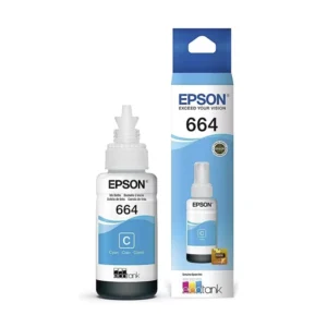 Tinta Epson 664 T664220 Cian (C13t66422a) L210/l355/l555 +, 70ml