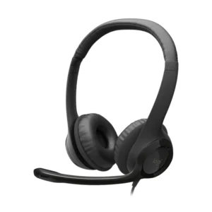 Auricular Logitech H390 (981-000014) Negro, Microfono Con Cancelacion De Ruido, Conexion Usb