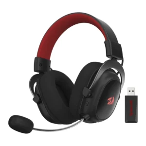 Auricular Inalambrico Redragon Zeus Pro (H510-pro) Gaming, Negro, 7.1, Usb Wireless + Cable Usb, Led-rgb