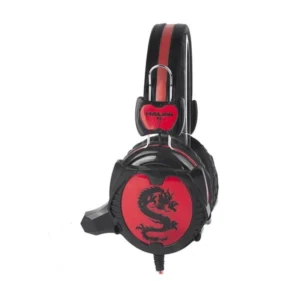 Auricular Halion S2 Dragon (S2-r) Gaming, Negro Con Rojo, Jack X2