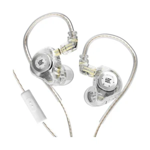 Auricular Kz Edx Pro (Q/Nyzdz001-2019-C) Crystal, Trenzado De Cobre, Con Microfono, X1 Jack
