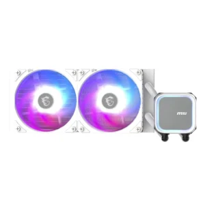 Enfriamiento Liquido Msi (Mag Coreliquid A13 240 White) Blanco, 1700/1851-Am4/Am5, X2 Fan, Aio Argb