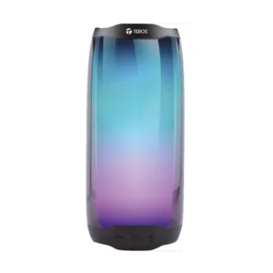 Parlante Portatil Teros (Te-6044n) 5w, Negro, Bluetooth, 1500mah, Led-rgb