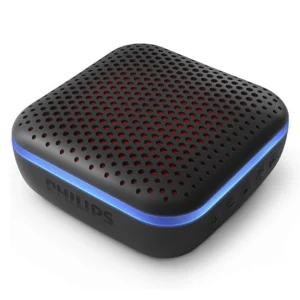 Parlante Portatil Philips (Tas2505b/00) 6w, Negro, Bluetooth, Led-multicolor